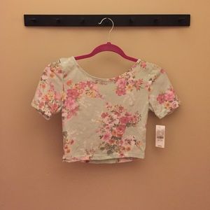 Floral crop top