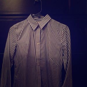 Banana Republic striped button down