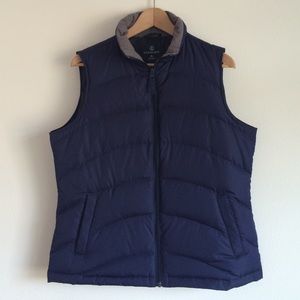 Land's End | Navy Down Puffer Vest