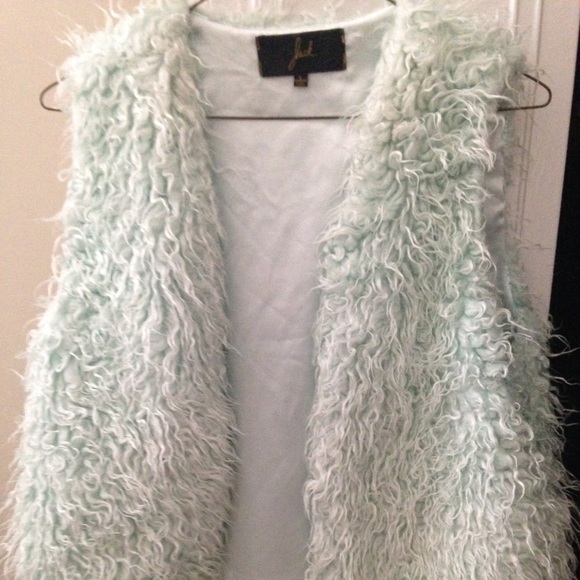 Faux fur vest