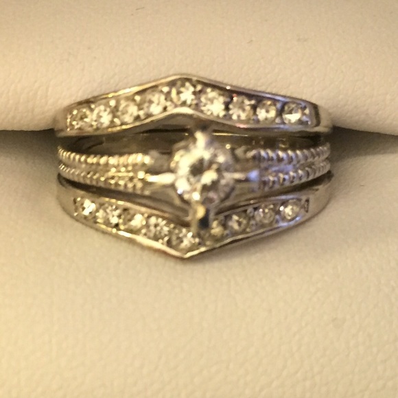 JCPenney zirconia band and enhancer - 2 for 1! - Picture 2 of 4