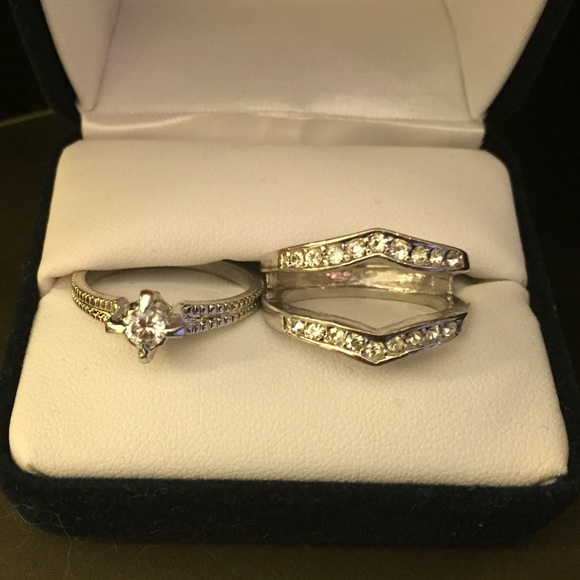 JCPenney zirconia band and enhancer - 2 for 1! - Picture 3 of 4