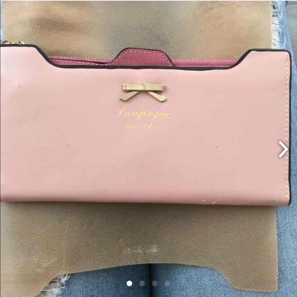Light pink wallet