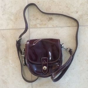 Dooney and bourke patent leather cross body