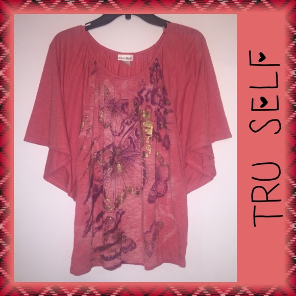 TRU SELF PINK, PURPLE, & GOLD TOP