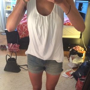 White tank top with cute back