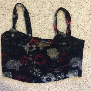 Velvet Crop Top