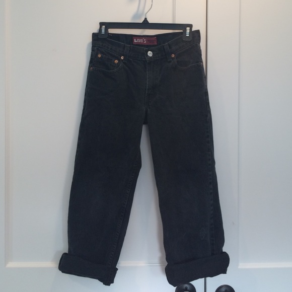 Vintage Black Levi's Mom Jeans