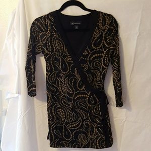 Wrap around top, fitted and very sexy