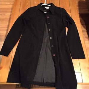 Women's Harlow black dress coat. Like new
