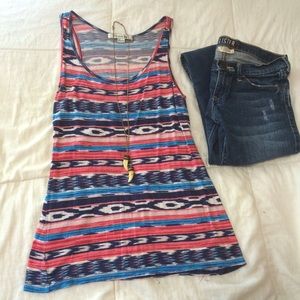 Forever 21 Tribal Print Tank