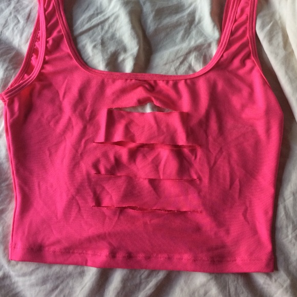 Pink Ripped Spandex Set - Picture 3 of 3