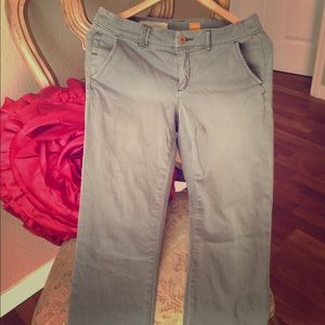 Green Chinos by Pilcro