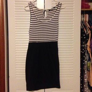 Black and white dress