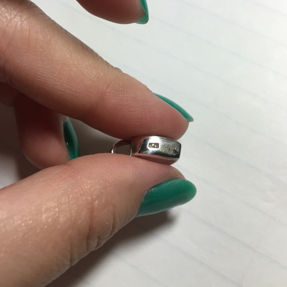 Reversible 925 Mother of Pearl Heart Pendant - Picture 2 of 2