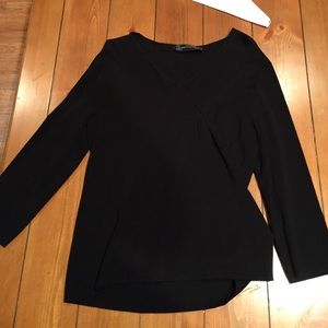 Women's medium black blouse