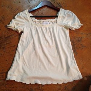 {{Anthropologie}} Deletta beige top