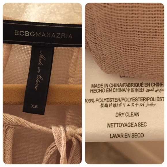 Bcbg sheer sleeveless blouse - Picture 3 of 4