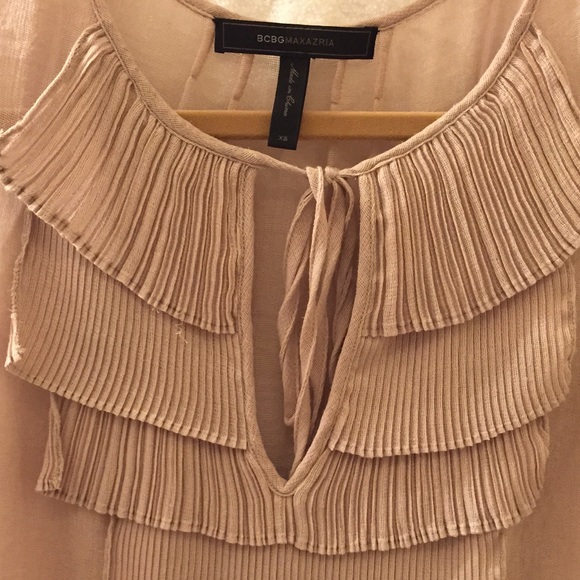 Bcbg sheer sleeveless blouse - Picture 4 of 4