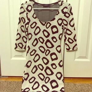 Black and White Printed dress