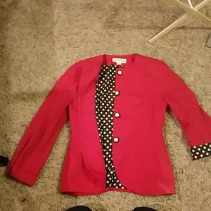 Padded shoulder jacket