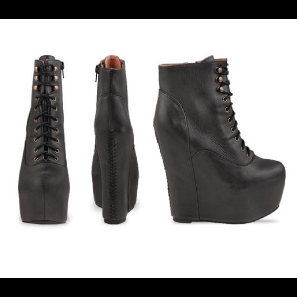 Sz 7 black Jeffrey Campbell black "Damsel" bootie