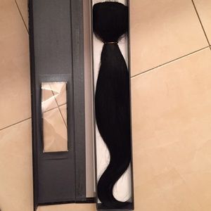 Dark brown hair extensions