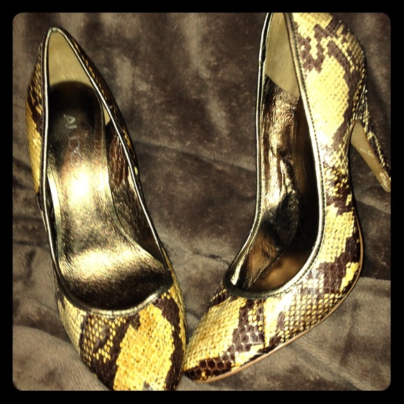 Aldo Snake Skin Pumps