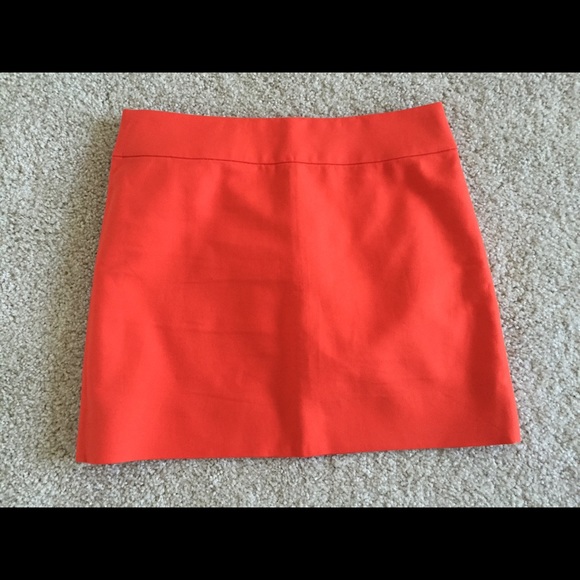 JCrew Orange Skirt