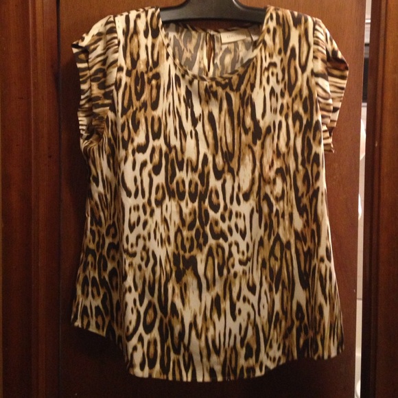 Chico's animal print top
