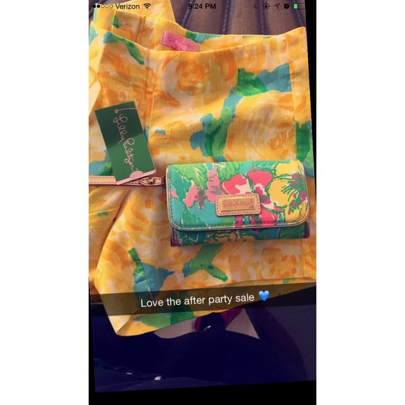 Lilly Pulitzer Shorts & Walet