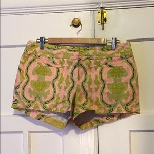 J.Crew 3'' Printed Pink/Green Short