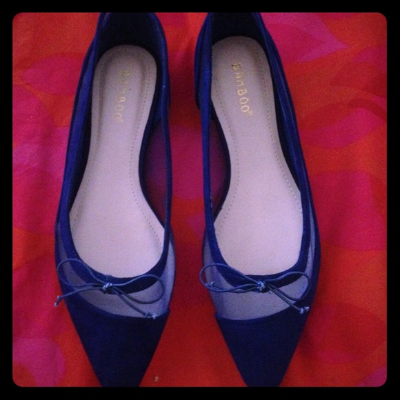 Cute mesh flats! Baby blue! Brand new never worn