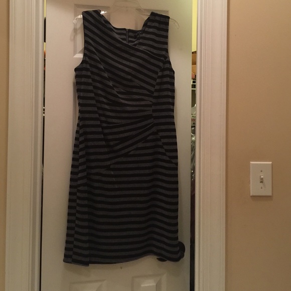 Black striped dress.  Really cute