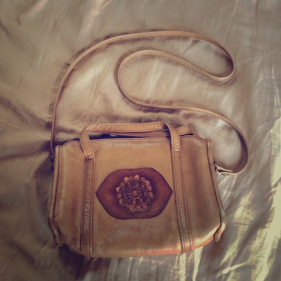 Beautiful boho leather purse