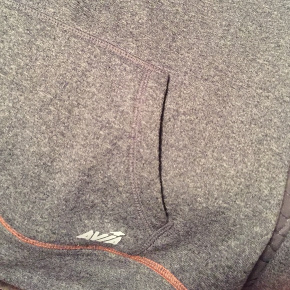 Grey and coral Avia hoodie - Picture 3 of 4