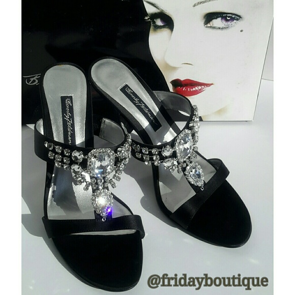 Beverly Feldman Rhinestone Heels - New in Box - Picture 2 of 4
