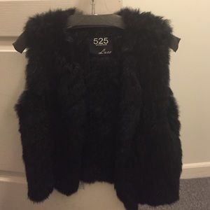 Real fur vest