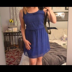 Royal blue dress