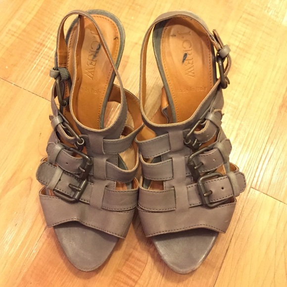 j Crew buckle strap heels - Picture 2 of 3