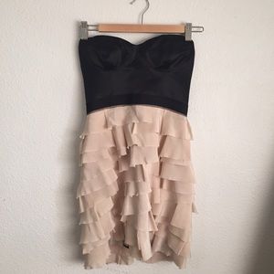 BCBG MaxAzria | Tiered ruffle cocktail dress