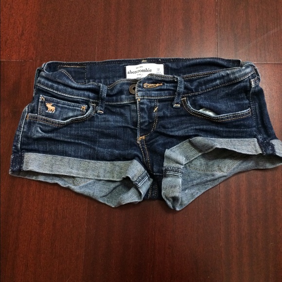 Abercrombie Denim Shorts - Dark Rinse