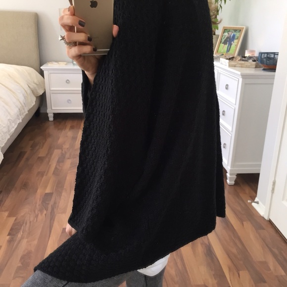 Sold • Black Knit Chunky Sweater - Picture 2 of 4