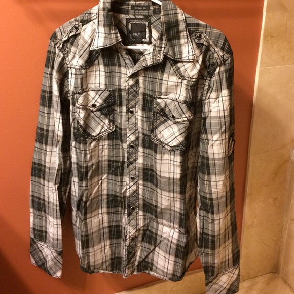 Men's BKE black button up