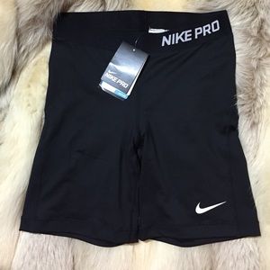 Black 5" Nike Pro Compression Shorts