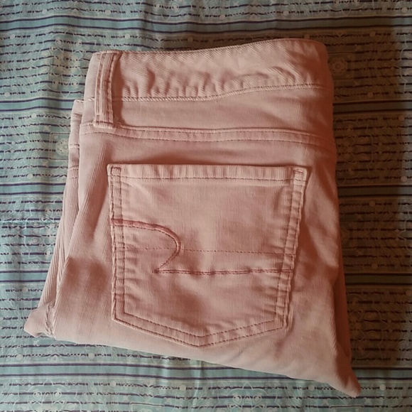 Pink American Eagle Corderoy Jeans