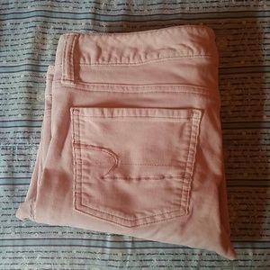 Pink American Eagle Corderoy Jeans