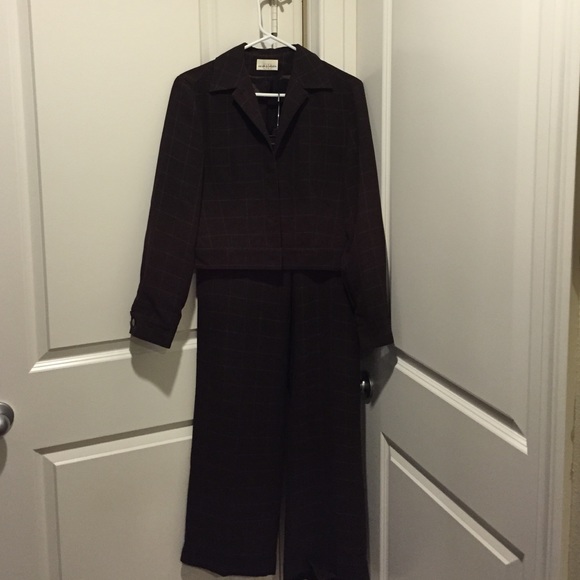 Brown Pant Suit
