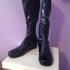 Liz Claiborne Flex Black Boots