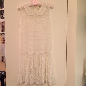 Free People white lace dress
